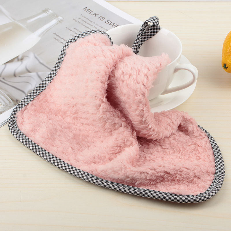 Absorbent Dish Cloth with Scouring Pad