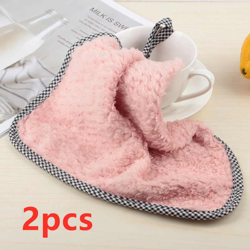 Absorbent Dish Cloth with Scouring Pad