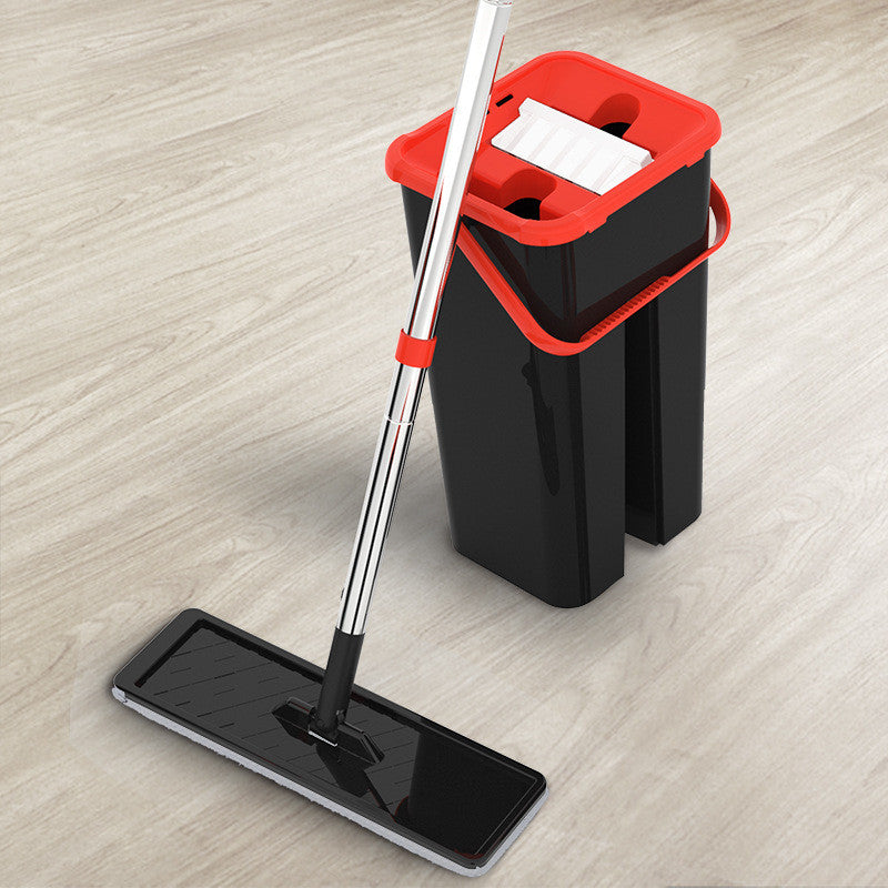 Hand-Free Flat Mop Plate for Household Cleaning