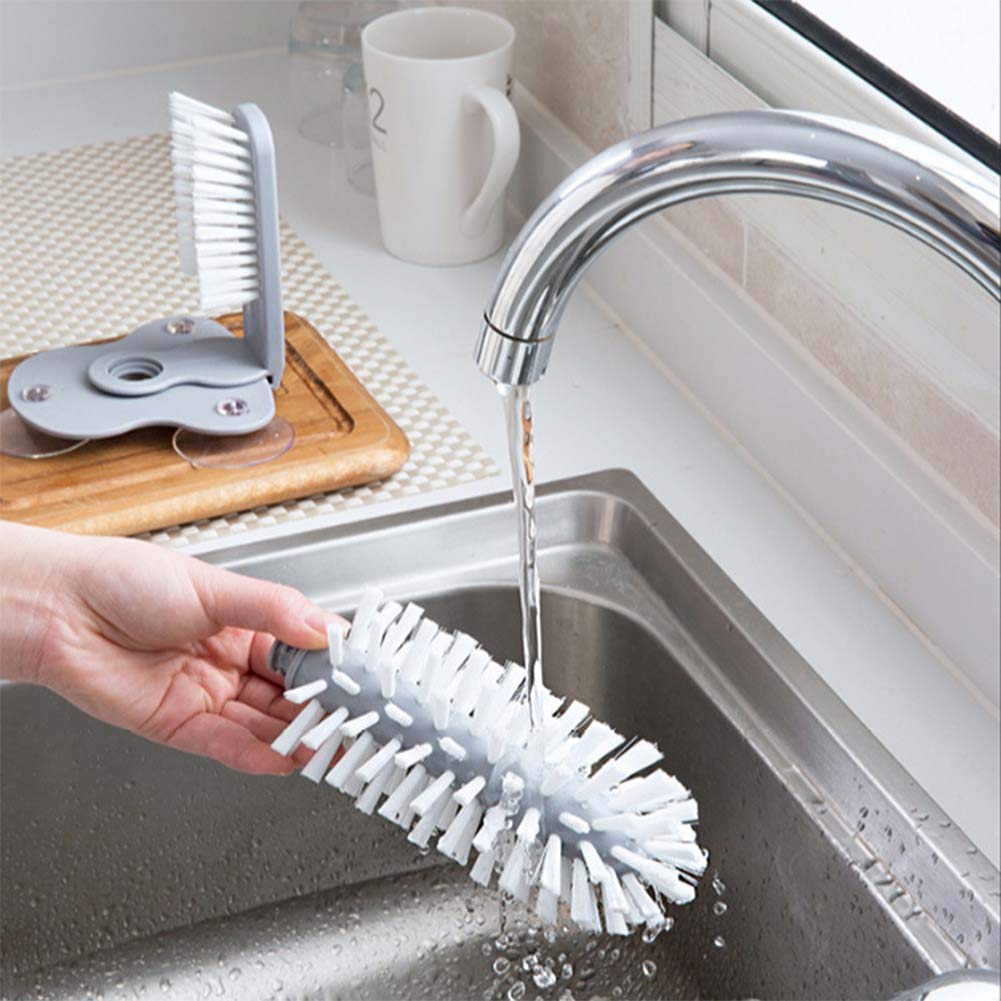 2 In 1 Cup Scrubber Glass Cleaner